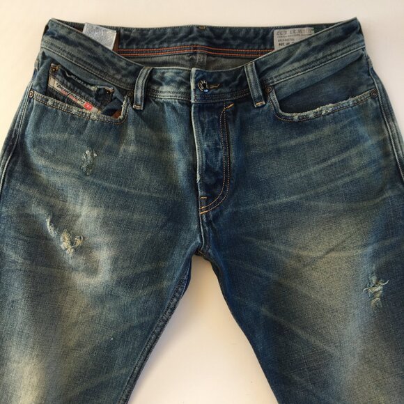 Deisel New-Fanker Regular Slim Bootcut Button Fly Jeans 33 - Picture 2 of 11